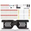 Voice Activated LED Light Glasses Kit – DIY Electronic Soldering Kit with Flashing LEDs | Fun & Creative Assembly Project