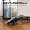 Foldable & Adjustable Laptop Stand – Portable Aluminum Alloy Holder for MacBook & PCs | Ergonomic Notebook Support