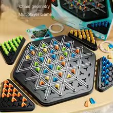 New Chain Triangle Chess – Splendor Duel Strategy Board Game for Kids & Adults | Fun Family Logic Game & Tabletop Challenge